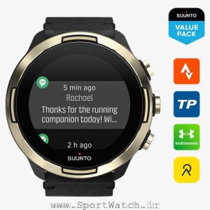ss050256000 suunto9 baro gold leather _ time notifications