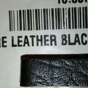 Core Strap Loop Leather Black