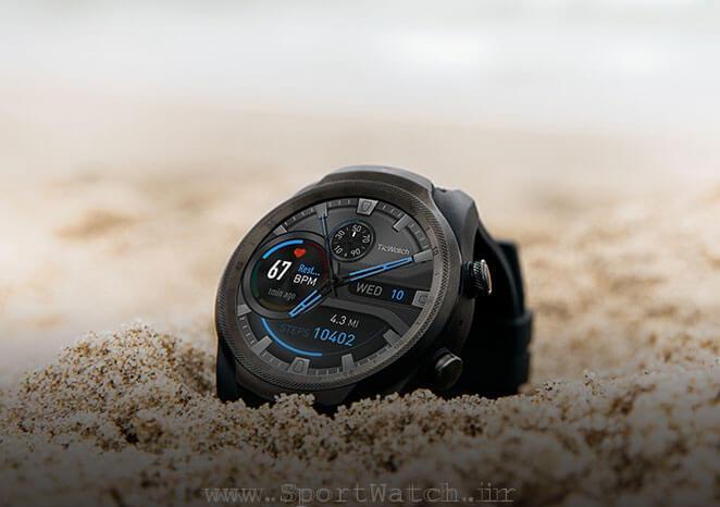 ساعت هوشمند ورزشی ticwatch pro 4g premium