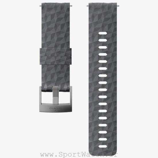 ss050222000 suunto 24mm explore 1 silicone strap graphite gray size m
